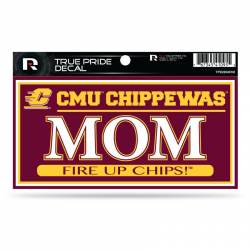 Central Michigan University Chippewas Mom - 3x6 True Pride Vinyl Sticker