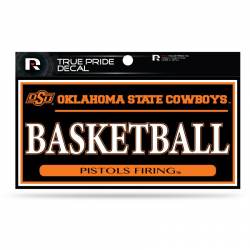 Oklahoma State University Cowboys Basketball - 3x6 True Pride Vinyl Sticker