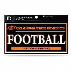Oklahoma State University Cowboys Football - 3x6 True Pride Vinyl Sticker