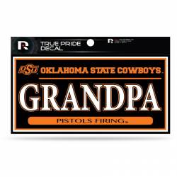 Oklahoma State University Cowboys Grandpa - 3x6 True Pride Vinyl Sticker