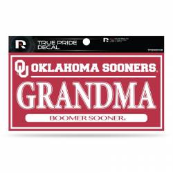 University Of Oklahoma Sooners Grandma - 3x6 True Pride Vinyl Sticker