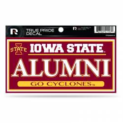 Iowa State University Cyclones Alumni - 3x6 True Pride Vinyl Sticker