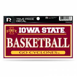 Iowa State University Cyclones Basketball - 3x6 True Pride Vinyl Sticker