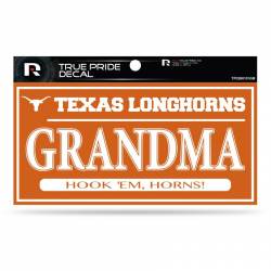 University Of Texas Longhorns Grandma - 3x6 True Pride Vinyl Sticker