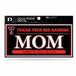 Texas Tech University Red Raiders Mom - 3x6 True Pride Vinyl Sticker