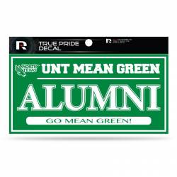University Of North Texas Mean Green Alumni - 3x6 True Pride Vinyl Sticker