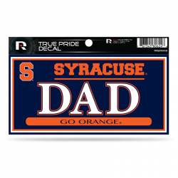 Syracuse University Orange Dad - 3x6 True Pride Vinyl Sticker