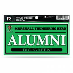 Marshall University Thundering Herd Alumni - 3x6 True Pride Vinyl Sticker