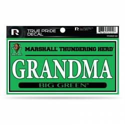 Marshall University Thundering Herd Grandma - 3x6 True Pride Vinyl Sticker