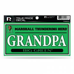 Marshall University Thundering Herd Grandpa - 3x6 True Pride Vinyl Sticker