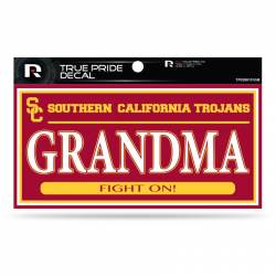 University Of Southern California USC Trojans Grandma - 3x6 True Pride Vinyl Sticker