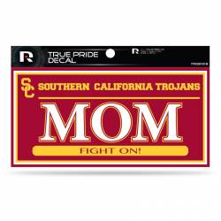 University Of Southern California USC Trojans Mom - 3x6 True Pride Vinyl Sticker