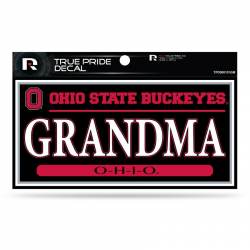 Ohio State University Buckeyes Grandma - 3x6 True Pride Vinyl Sticker