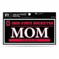 Ohio State University Buckeyes Mom - 3x6 True Pride Vinyl Sticker