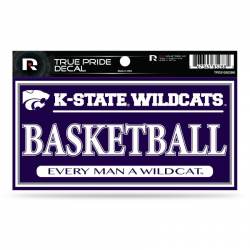 Kansas State University Wildcats Basketball - 3x6 True Pride Vinyl Sticker