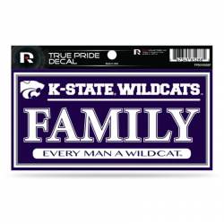 Kansas State University Wildcats Family - 3x6 True Pride Vinyl Sticker