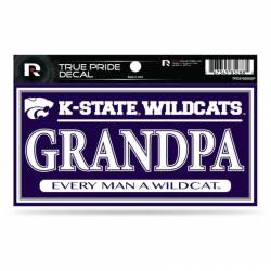 Kansas State University Wildcats Grandpa - 3x6 True Pride Vinyl Sticker
