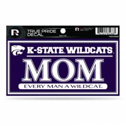 Kansas State University Wildcats Mom - 3x6 True Pride Vinyl Sticker