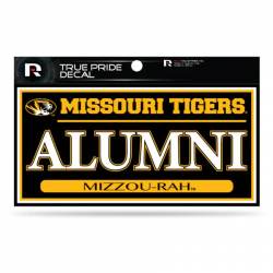 University Of Missouri Tigers Alumni - 3x6 True Pride Vinyl Sticker