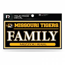 University Of Missouri Tigers Family - 3x6 True Pride Vinyl Sticker