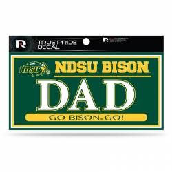 North Dakota State University Bison Dad - 3x6 True Pride Vinyl Sticker