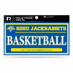 South Dakota State University Jackrabbits Basketball - 3x6 True Pride Vinyl Sticker