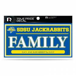 South Dakota State University Jackrabbits Family - 3x6 True Pride Vinyl Sticker