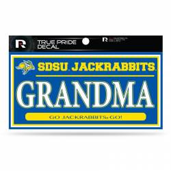 South Dakota State University Jackrabbits Grandma - 3x6 True Pride Vinyl Sticker