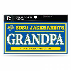 South Dakota State University Jackrabbits Grandpa - 3x6 True Pride Vinyl Sticker