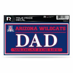 University Of Arizona Wildcats Dad - 3x6 True Pride Vinyl Sticker