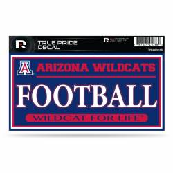 University Of Arizona Wildcats Football - 3x6 True Pride Vinyl Sticker