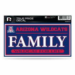 University Of Arizona Wildcats Family - 3x6 True Pride Vinyl Sticker