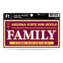 Arizona State University Sun Devils Family - 3x6 True Pride Vinyl Sticker