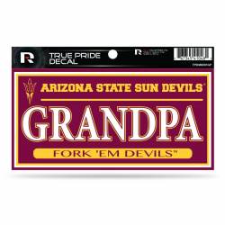 Arizona State University Sun Devils Grandpa - 3x6 True Pride Vinyl Sticker