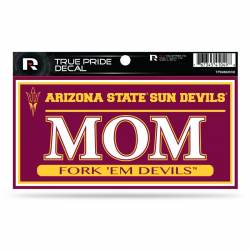 Arizona State University Sun Devils Mom - 3x6 True Pride Vinyl Sticker