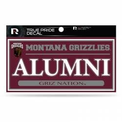 University Of Montana Grizzlies Alumni - 3x6 True Pride Vinyl Sticker