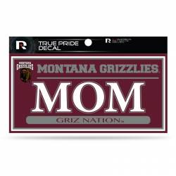 University Of Montana Grizzlies Mom - 3x6 True Pride Vinyl Sticker