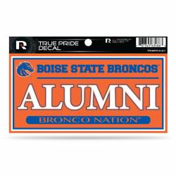 Boise State University Broncos Alumni Orange - 3x6 True Pride Vinyl Sticker