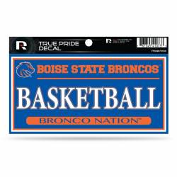 Boise State University Broncos Basketball Blue - 3x6 True Pride Vinyl Sticker