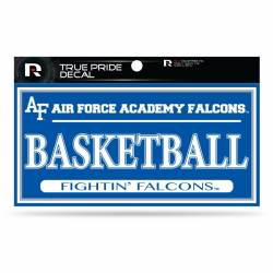 Air Force Academy Falcons Basketball - 3x6 True Pride Vinyl Sticker