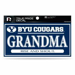 Brigham Young University BYU Cougars Grandma - 3x6 True Pride Vinyl Sticker