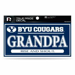 Brigham Young University BYU Cougars Grandpa - 3x6 True Pride Vinyl Sticker