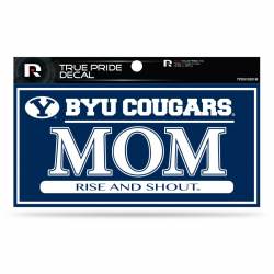 Brigham Young University BYU Cougars Mom - 3x6 True Pride Vinyl Sticker