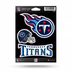 Tennessee Titans - 3 Piece Triple Play Sticker Sheet