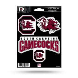 University Of South Carolina Gamecocks - 3 Piece Triple Play Sticker Sheet