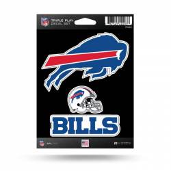 Buffalo Bills - 3 Piece Triple Play Sticker Sheet