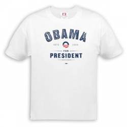 Obama For President - Large T-Shirt