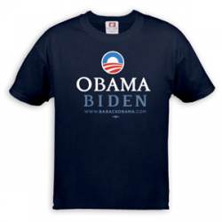 Obama Biden - Large Navy T-Shirt