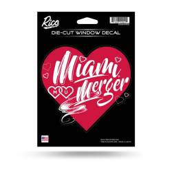 Miami University Redhawks Miami Merger - Die Cut Vinyl Sticker