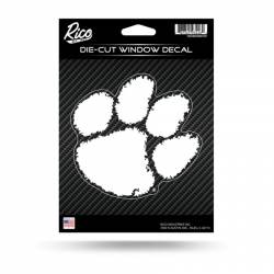 Clemson University Tigers - Die Cut Carbon Fiber Vinyl Sticker